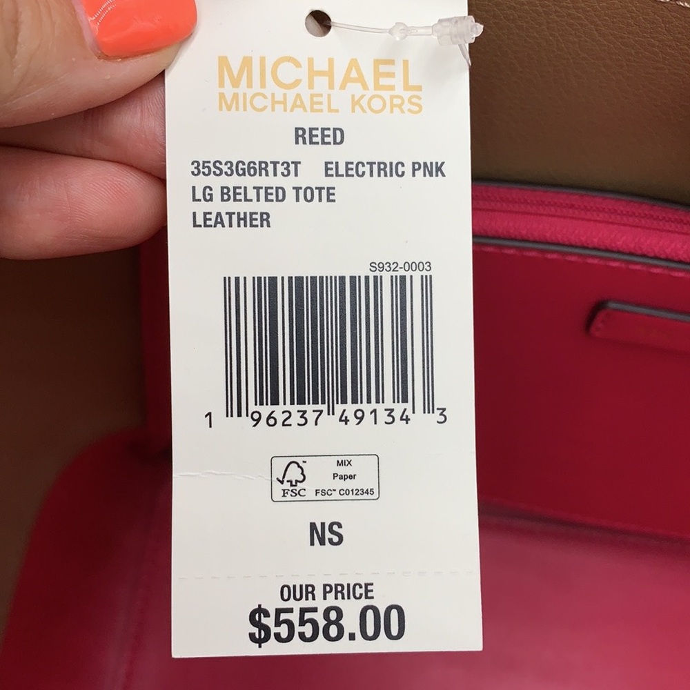 MICHAEL KORS
Reed Large Leather Belted Tote
Shoulder Bag
&multifunctional wallet - Picture 12 of 16
